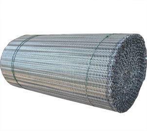 Round Wire Mesh Double Balanced Weave Belt , SS Conveyor Belt Smooth Surface